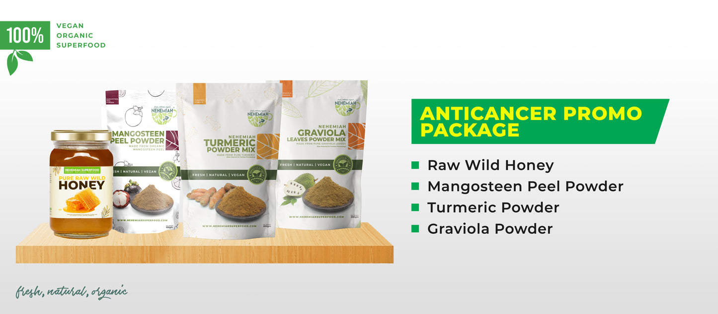 ANTI CANCER PROMO PACK Turmeric, Wild Honey
