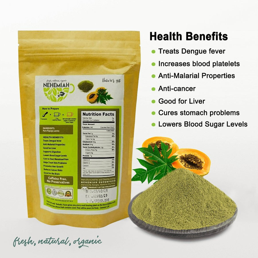 Pure Papaya Leaves Powder