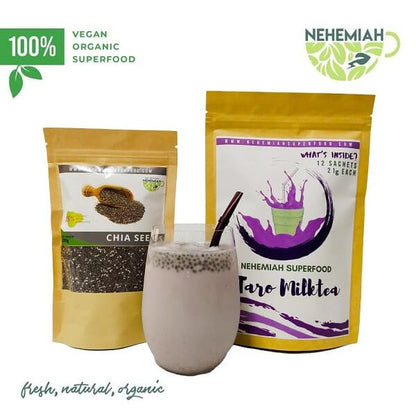 Taro Milk Tea Mix with Stevia Organic 
