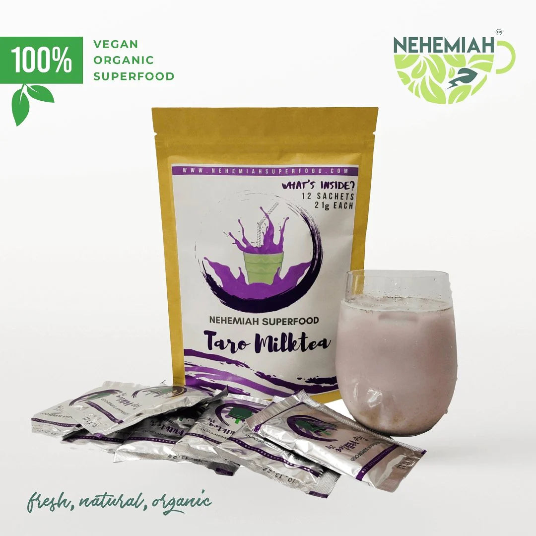 Taro Milk Tea Mix with Stevia Organic